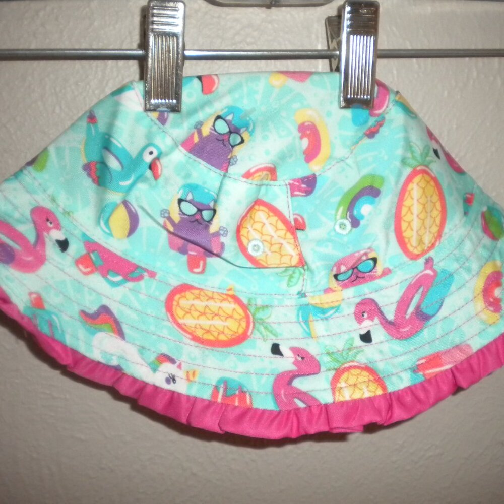 UV Skinz Girls Toddler Size 2T Pink 3 Piece Swimwear Set Swimsuit NWT - Picture 3 of 5